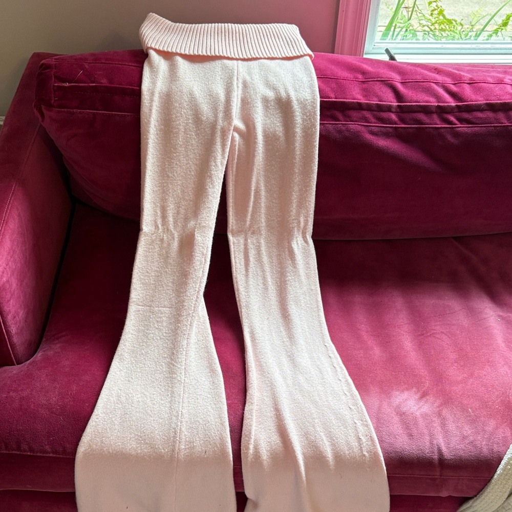 Edikted Kids Light Pink Flared Pants